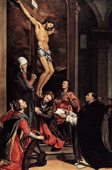 Santi Di Tito Vision of St Thomas Aquinas Norge oil painting art